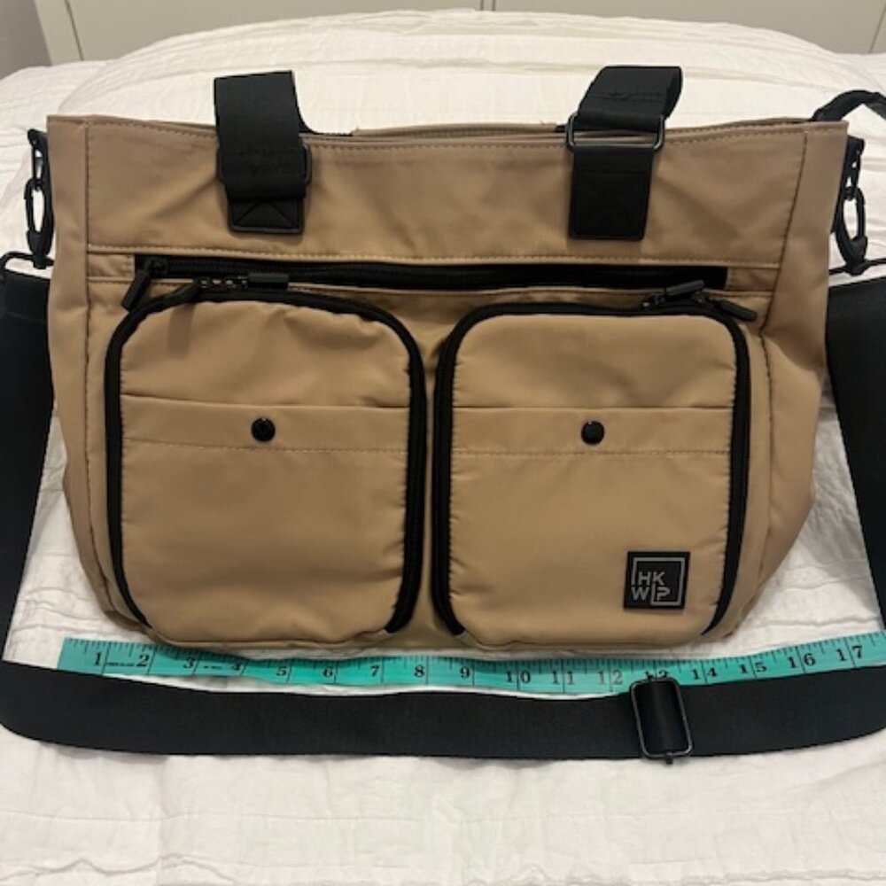Ihkwip Cargo Catch All Tote - Camel/ Tan